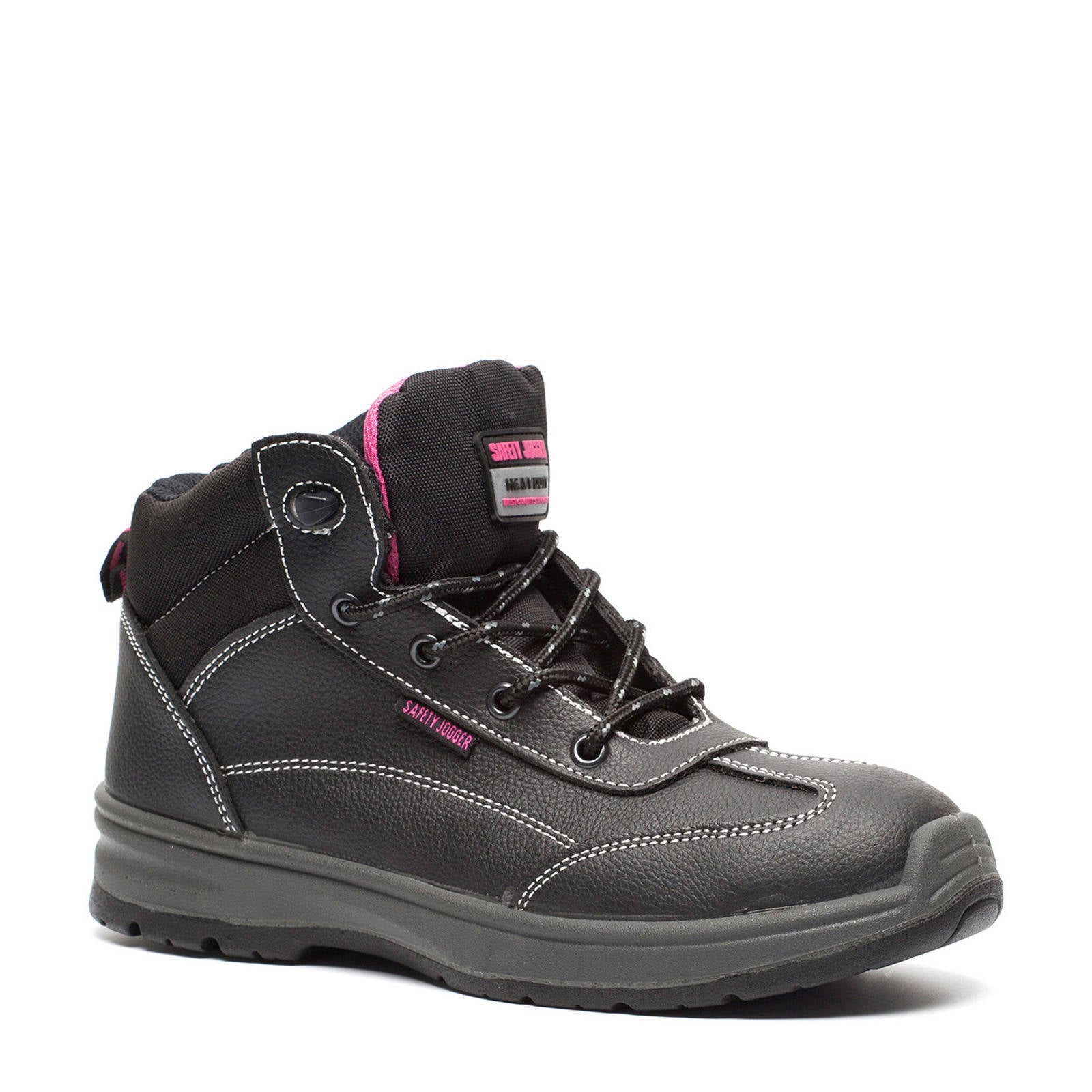 Scapino Safety Jogger Best Lady leren werkschoenen zwart online kopen