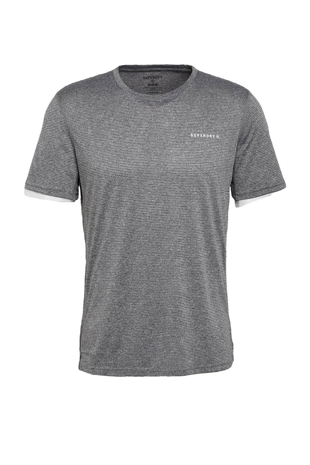 Superdry Sport T-shirt grijs, Grijs