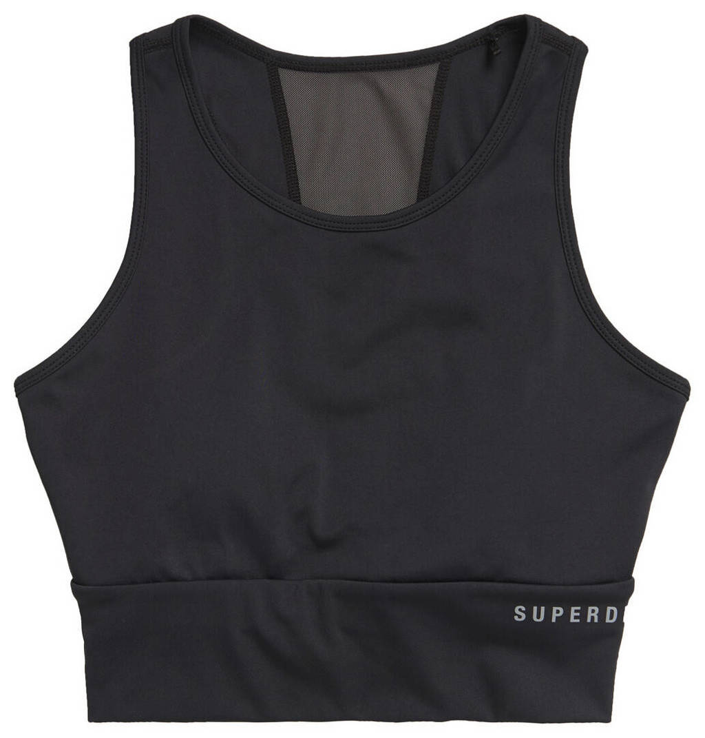 Superdry Sport level 1 sportbh zwart, Zwart