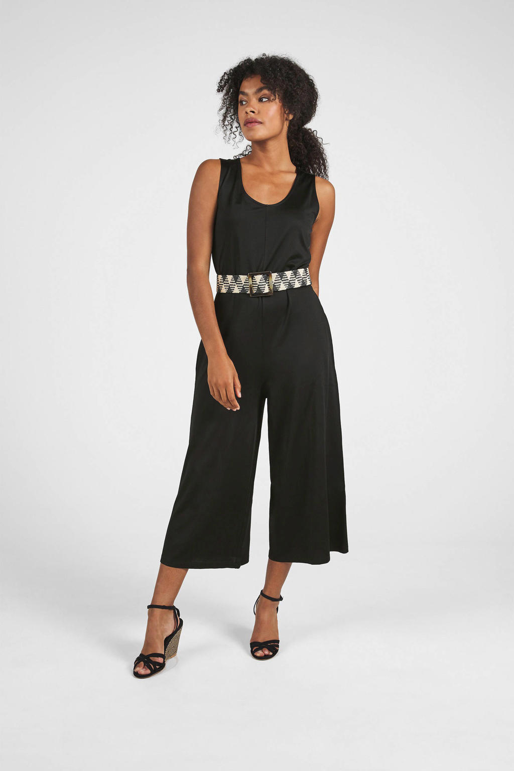 Expresso jumpsuit zwart wehkamp