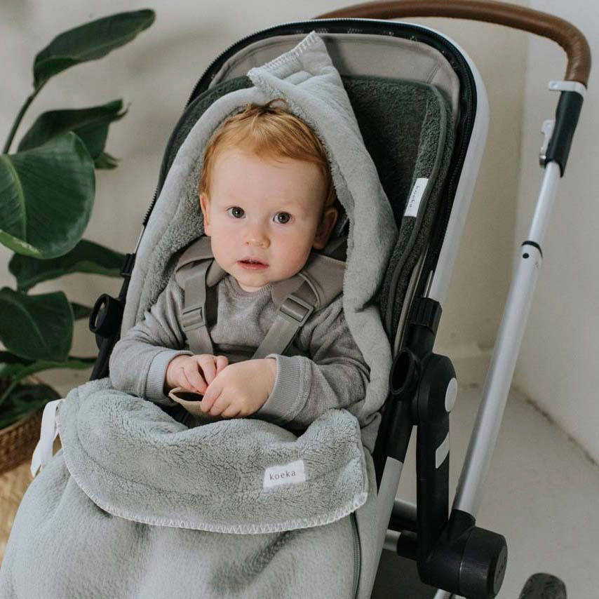 Koeka buggy voetenzak Runa leaf | wehkamp