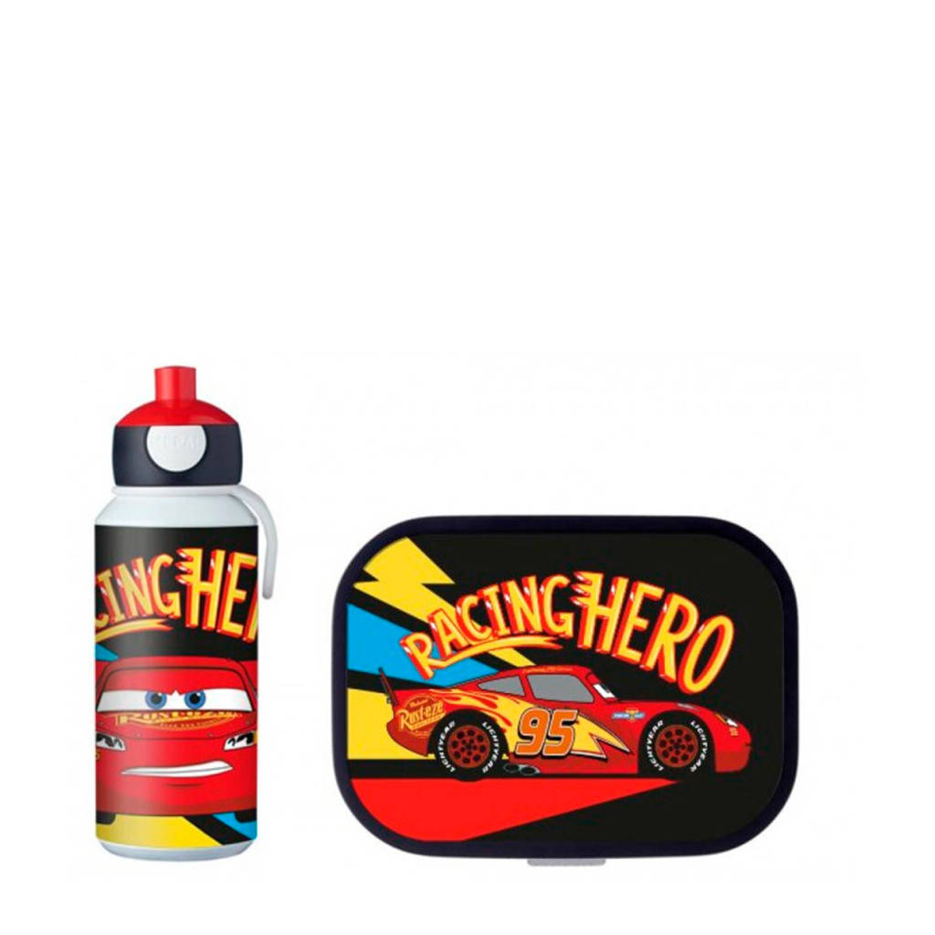 Mepal Campus lunchset Cars go (lunchbox+pop-up fles), cars go