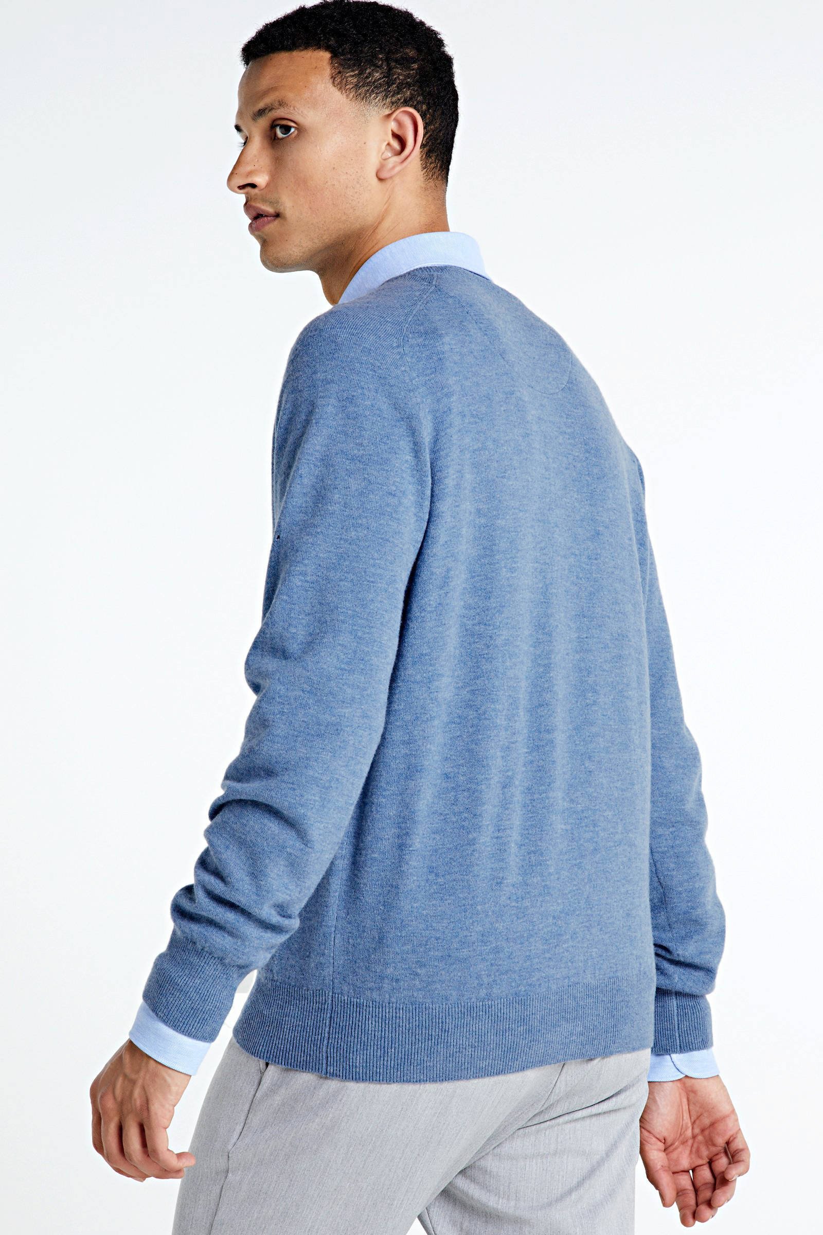 State of Art fijngebreide wollen trui lichtblauw | wehkamp Fijngebreide wollen trui IJsblauw DAMES | H&M NL