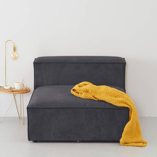 NOUS Living chaise longue (modulair) Igor - Antraciet