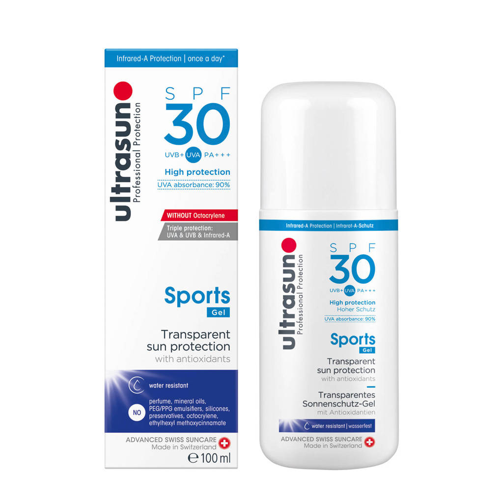 Ultrasun Sports Gel zonnebrand SPF30 - 100 ml