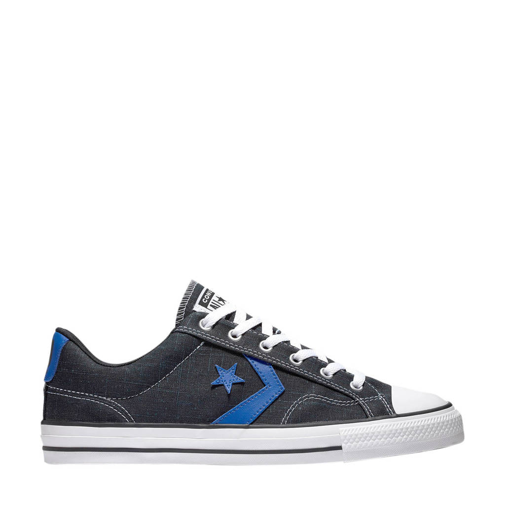 Converse Star Player OX sneakers zwart/kobaltblauw, Zwart/kobaltblauw