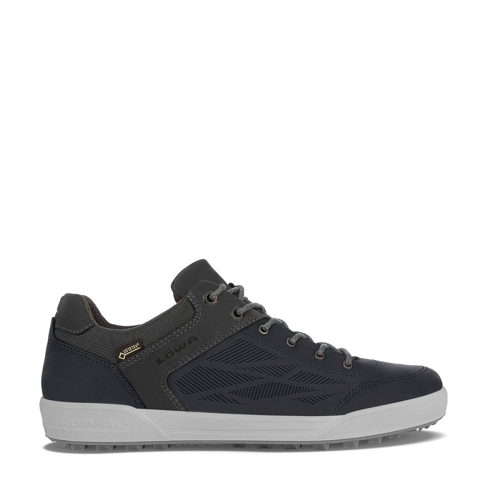 Lowa Oakland GTX leren sneakers donkerblauw | wehkamp