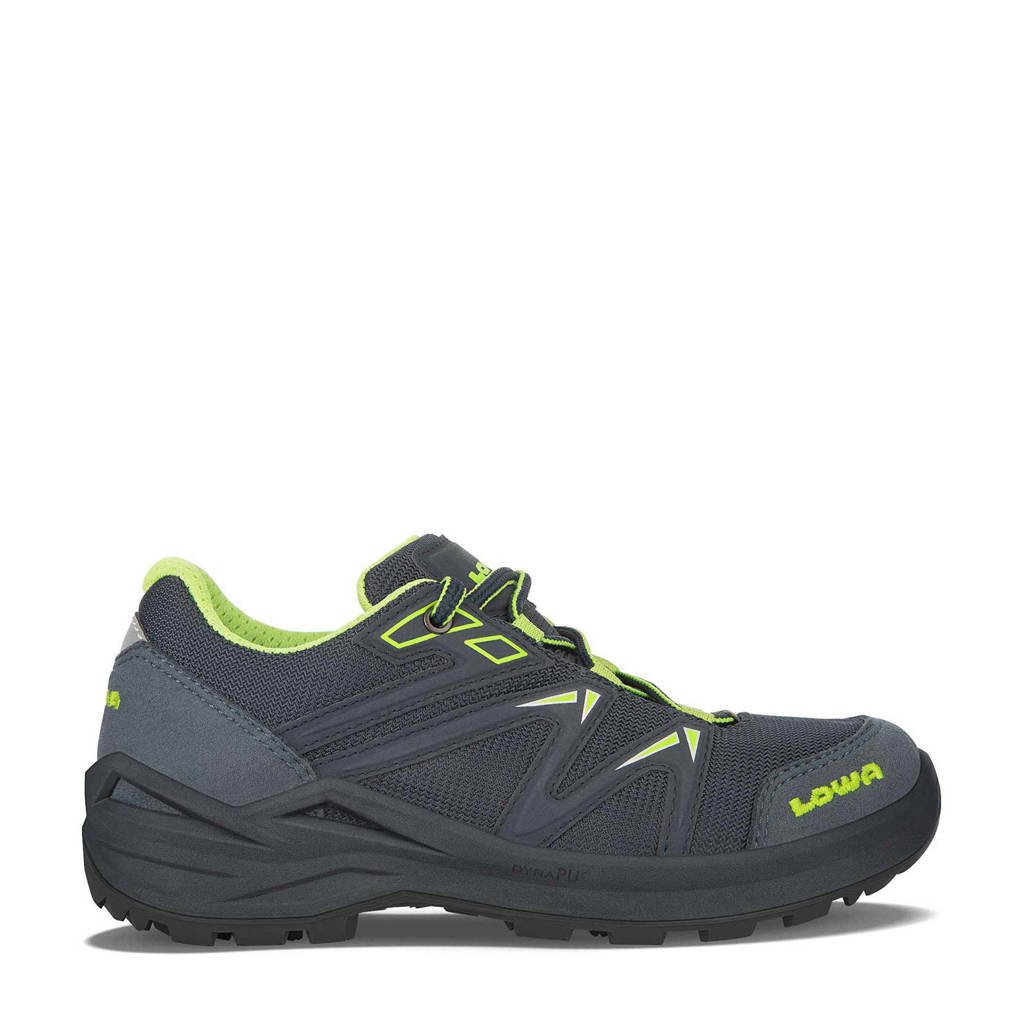 Lowa Innox Pro GTX LO Lacing wandelschoenen grijsblauw/lime kids, Steelblue/Lime