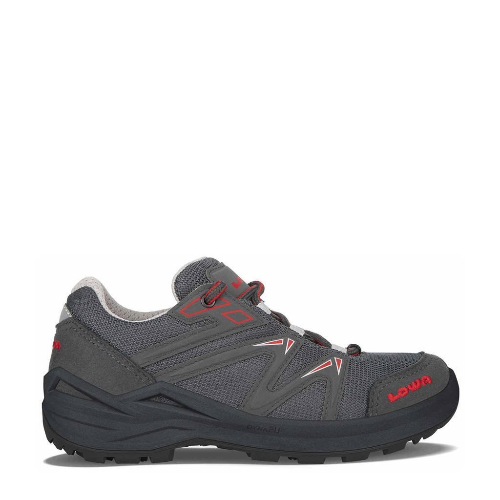 Lowa Innox Pro GTX LO Lacing wandelschoenen grijs/rood kids, Graphite/Red