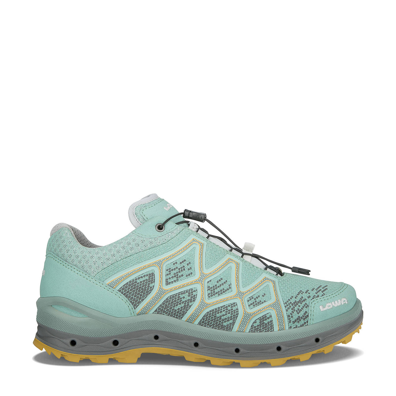 Lowa Aerox GTX wandelschoenen mintgroen/oranje | wehkamp
