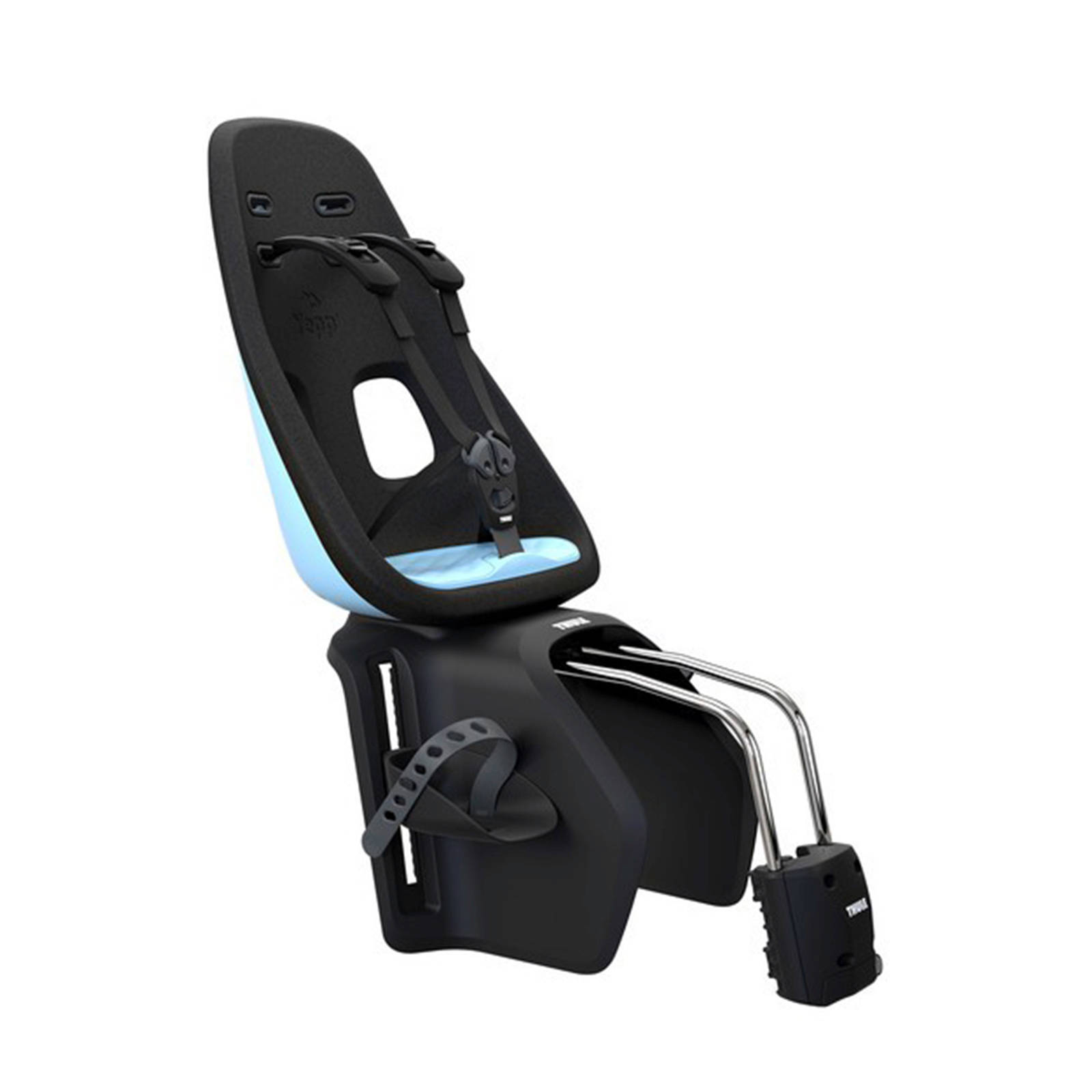 Thule Yepp Nexxt Maxi zadelbuismontage fietsstoeltje achter, blauw | wehkamp