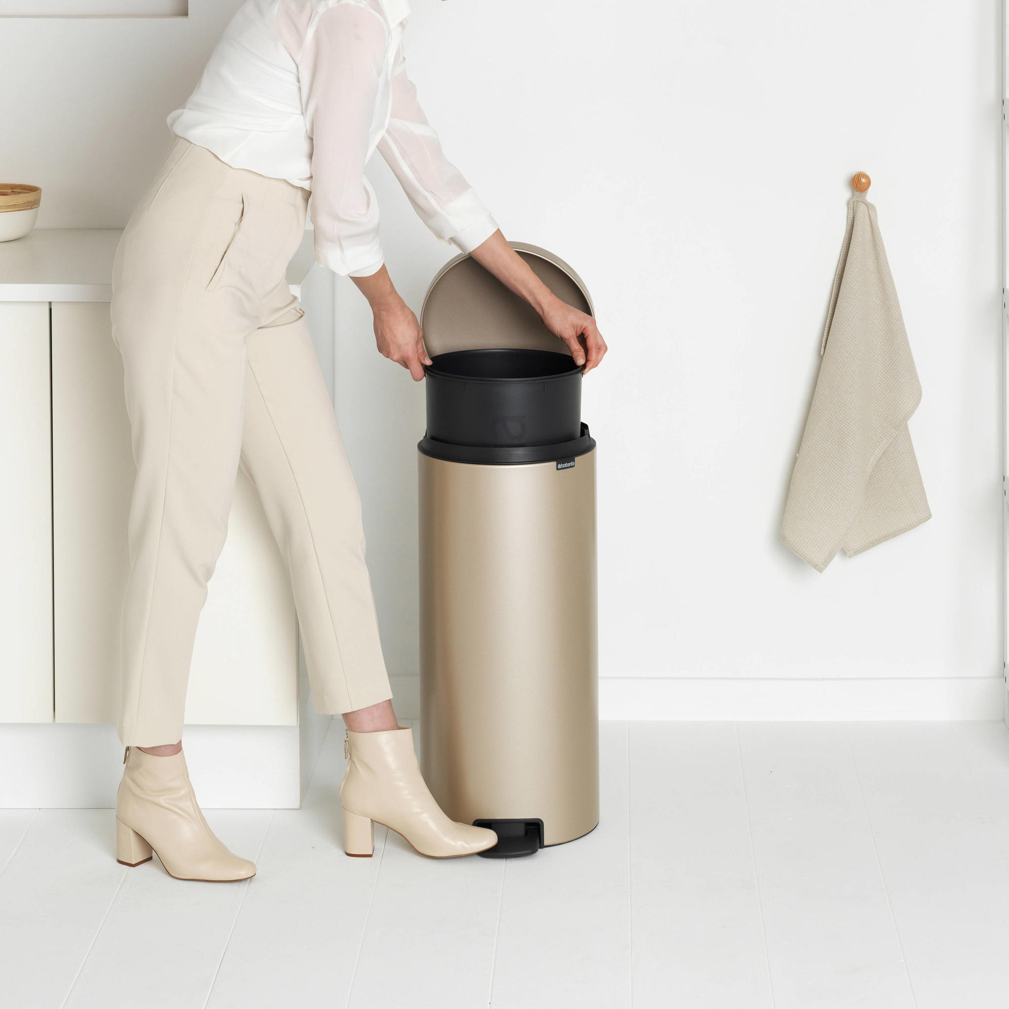 Brabantia NewIcon pedaalemmer (30L) wehkamp