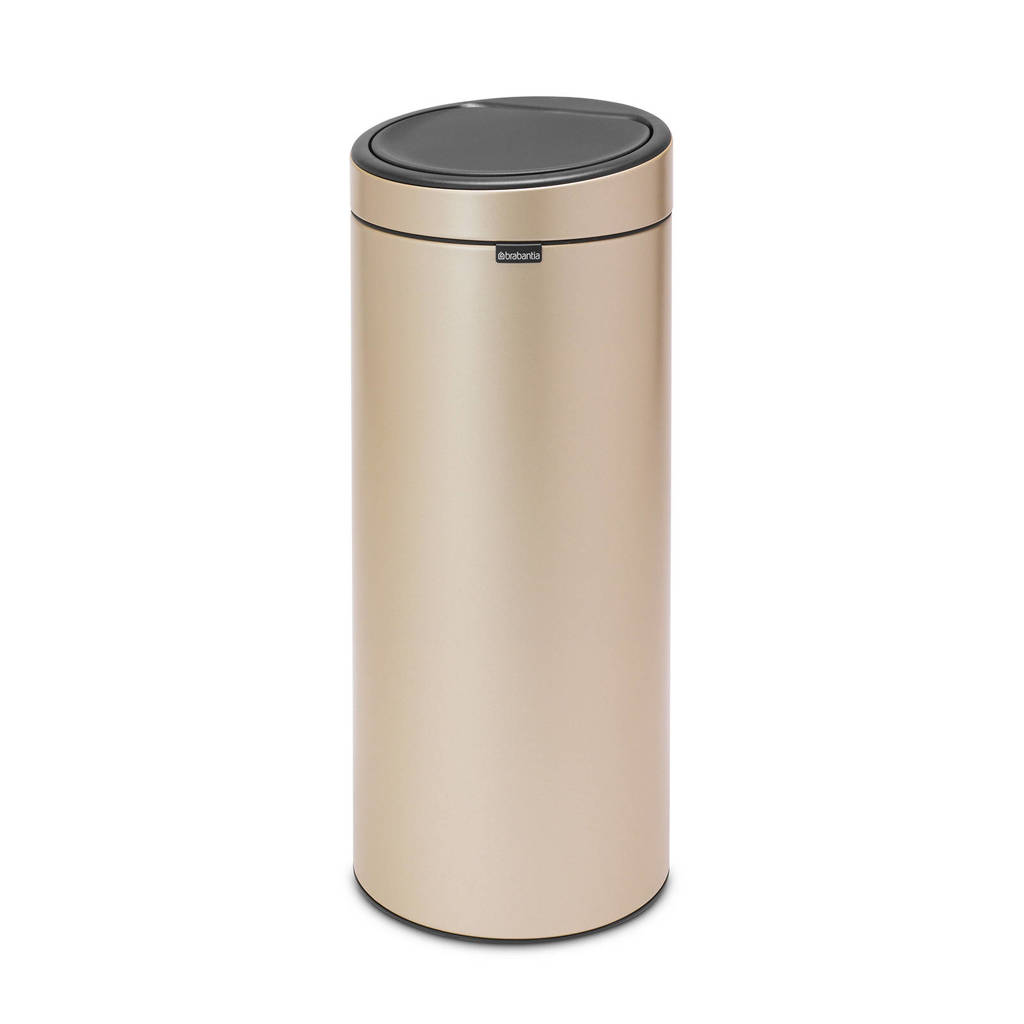Brabantia Touch Bin afvalemmer met kunststof binnenemmer (30L) wehkamp