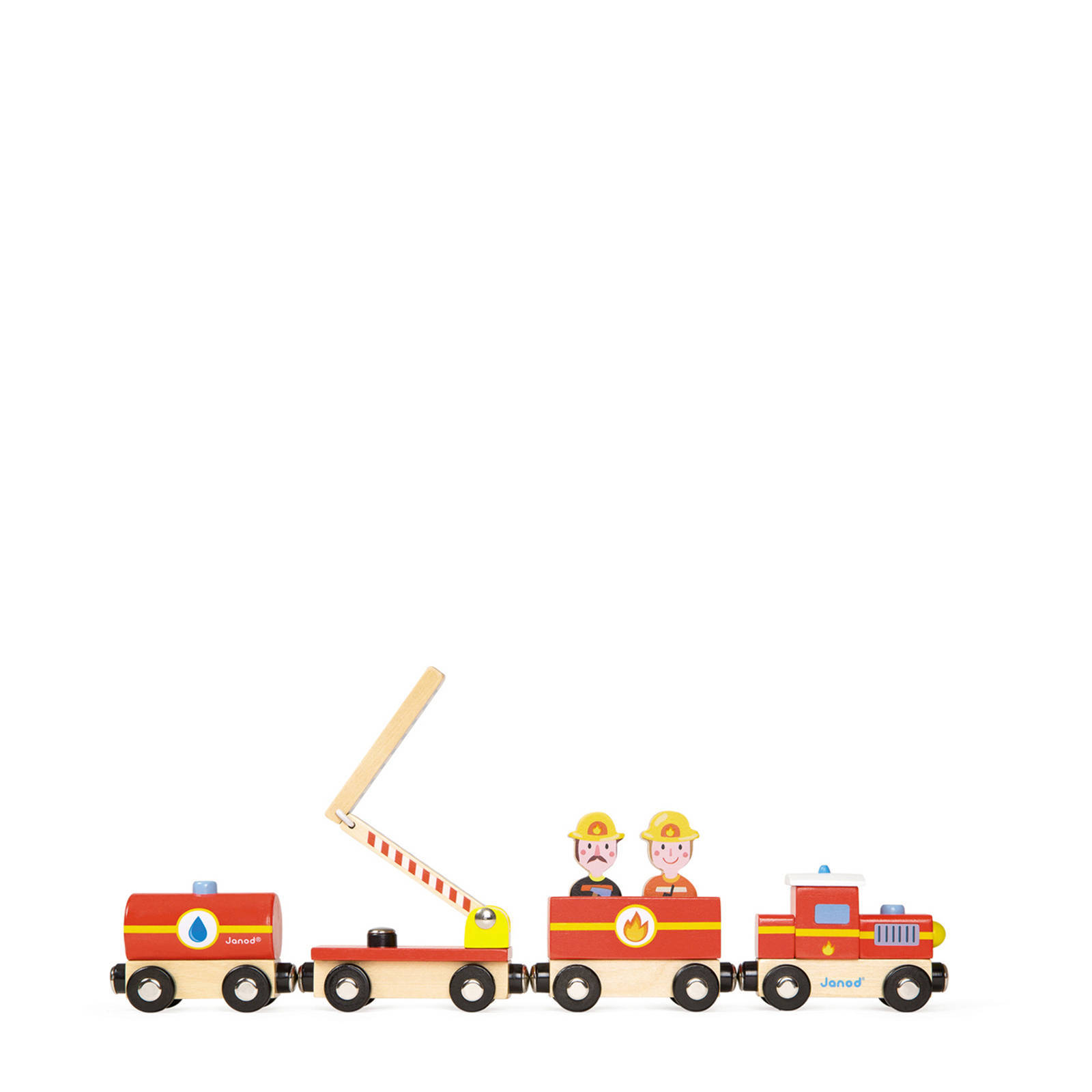 Janod Story brandweertrein magneetpuzzel 4-delig