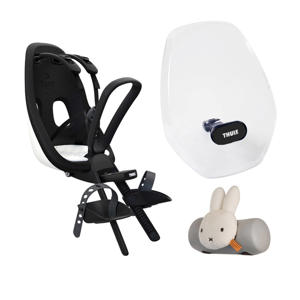 Yepp Nexxt fietsstoeltje (incl. nijntje slaaprol en windscherm), wit