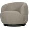 WOOOD WOOOD Woolly Draaifauteuil - Chenille - Zand - 71x84x88