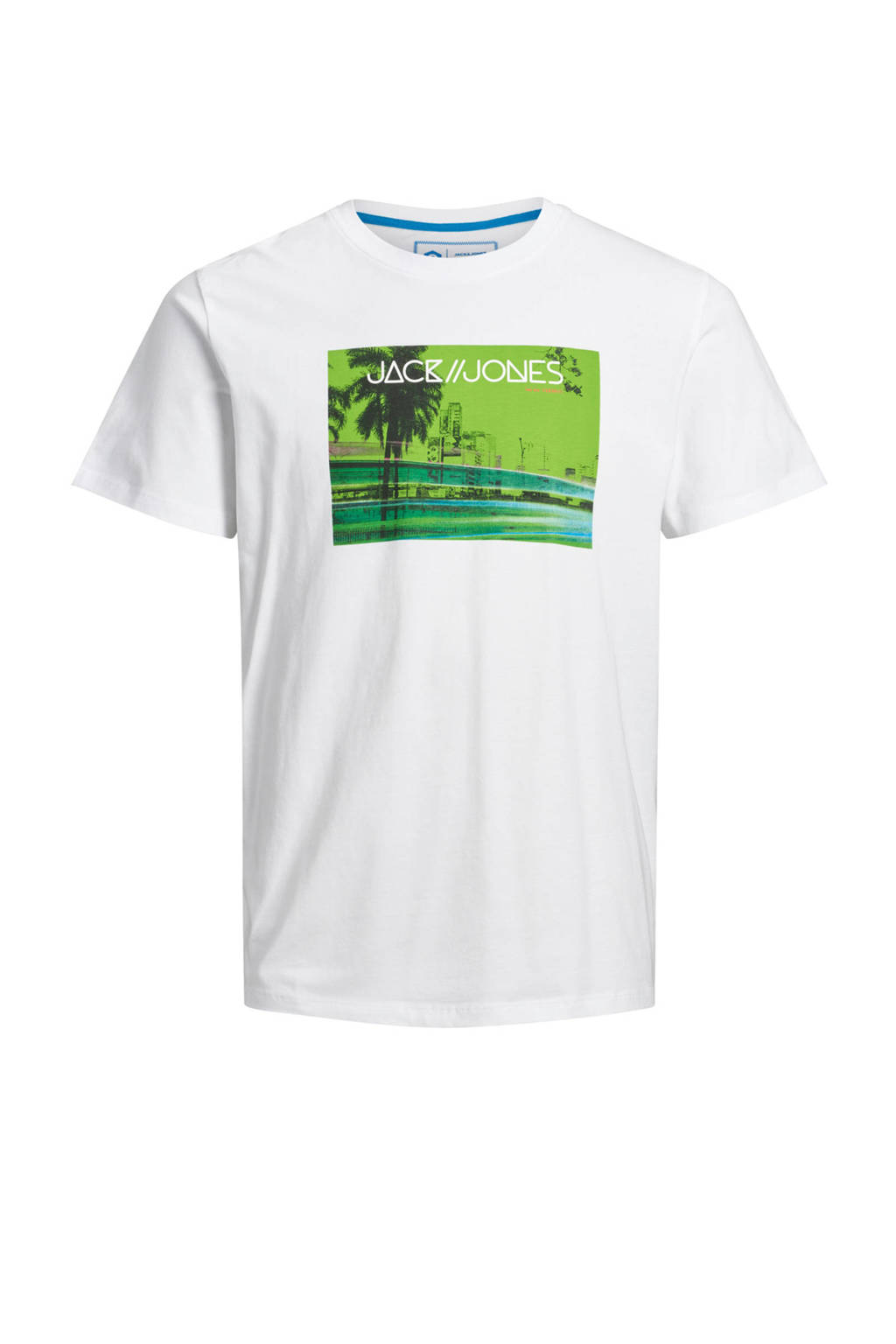 JACK & JONES CORE T-shirt met printopdruk wit, Wit