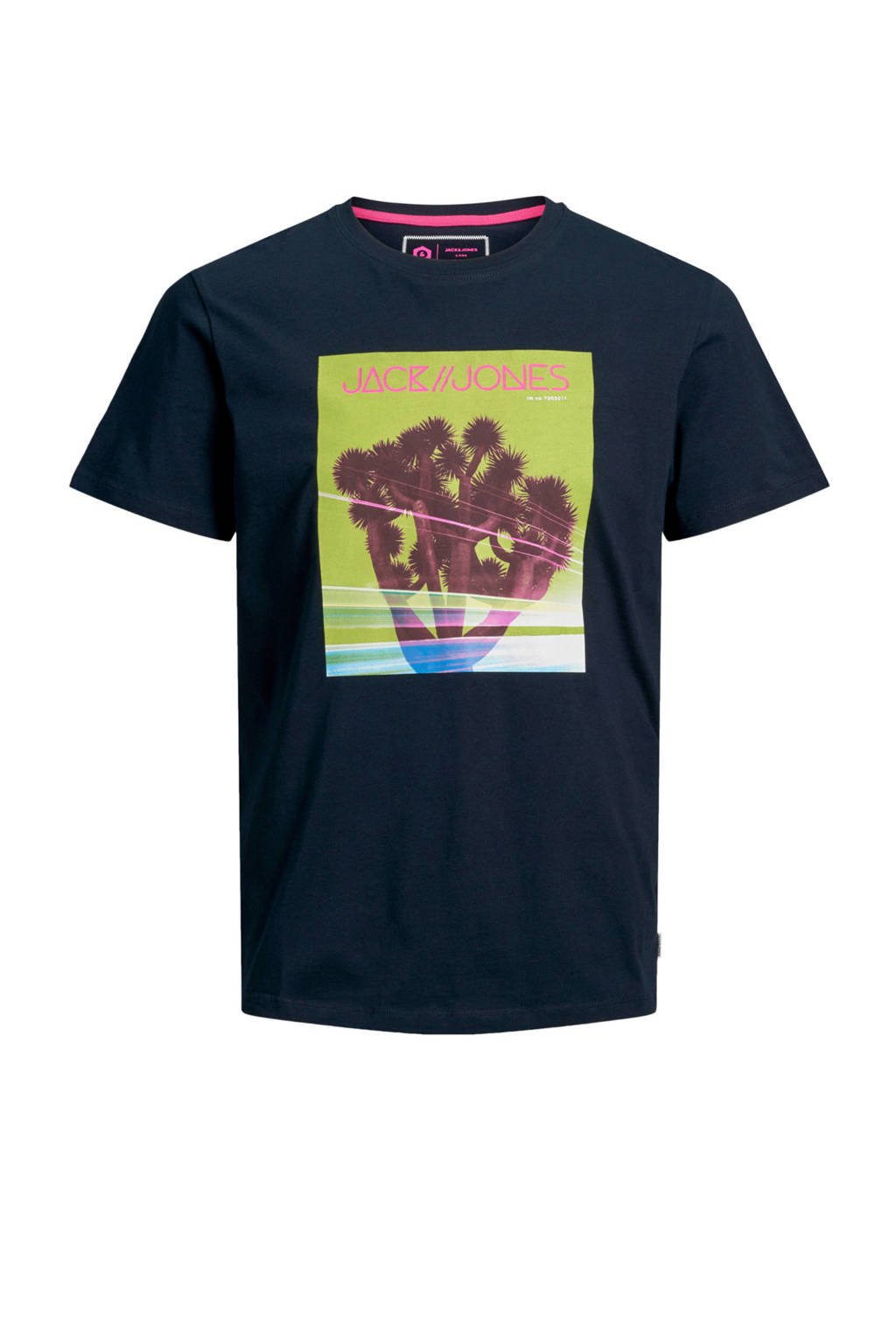 JACK & JONES CORE T-shirt met printopdruk donkerblauw, Donkerblauw