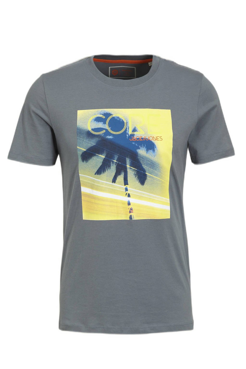 JACK & JONES CORE T-shirt met printopdruk grijsblauw, Grijsblauw