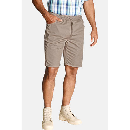 Jan Vanderstorm loose fit chino bermuda Plus Size FILEMON beige afbeelding