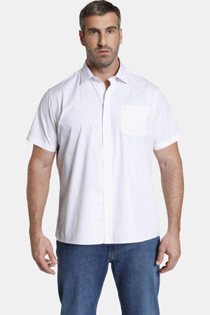 loose fit overhemd MEINO Plus Size wit