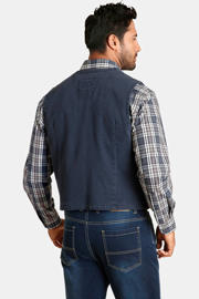 thumbnail: Jan Vanderstorm gilet Plus Size TORELL blauw