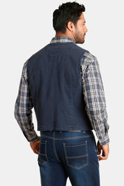 thumbnail: Jan Vanderstorm gilet Plus Size TORELL blauw
