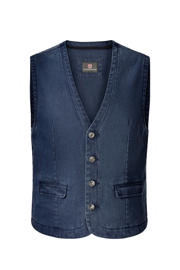 thumbnail: Jan Vanderstorm gilet Plus Size TORELL blauw