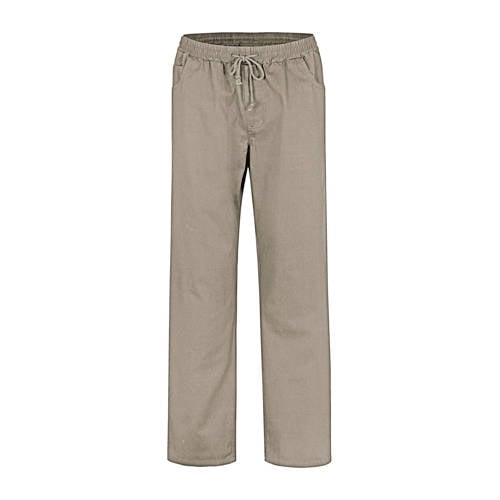 Jan Vanderstorm loose fit joggingbroek Plus Size DAAN beige afbeelding