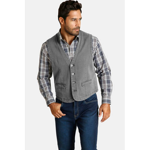 Jan Vanderstorm gilet Plus Size TORELL grijs afbeelding