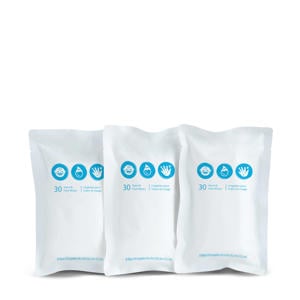Brica clean to go wipes (refill pack)