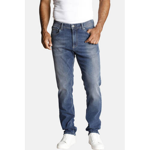 Jan Vanderstorm tapered fit jeans Plus Size WALLNER stonewashed afbeelding