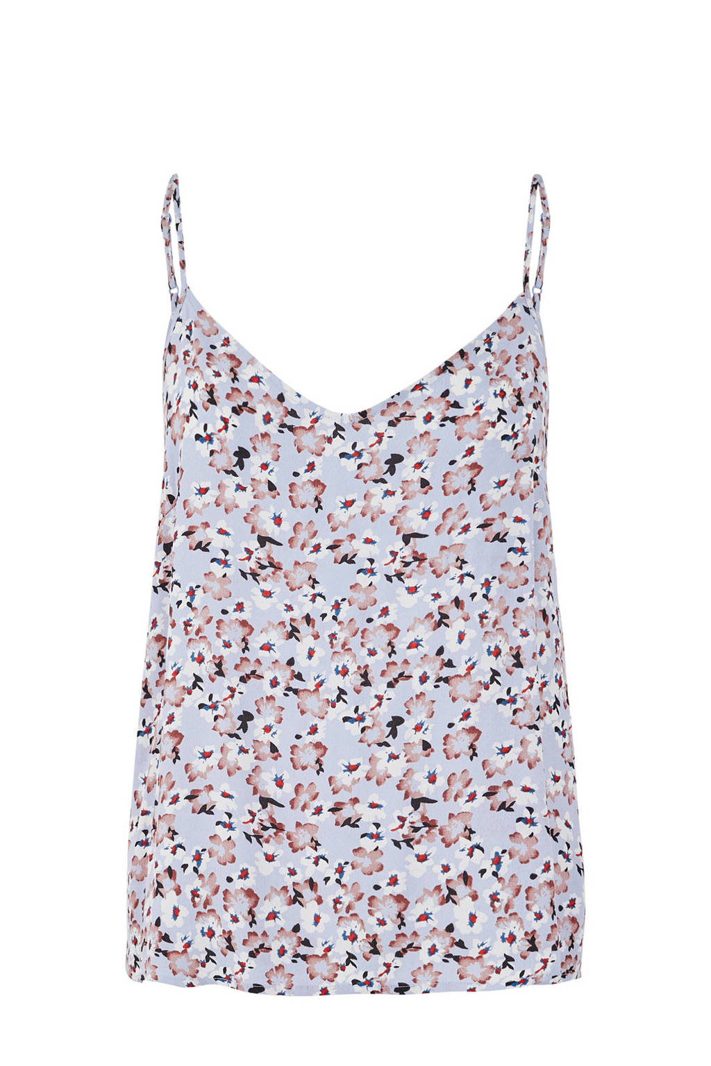 PIECES top met all over print blauw, Blauw