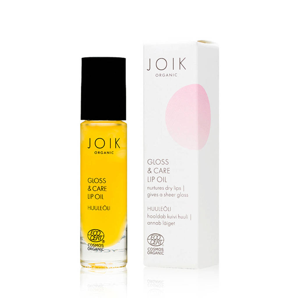 JOIK Gloss & Care lipolie - 10ml, Transparant