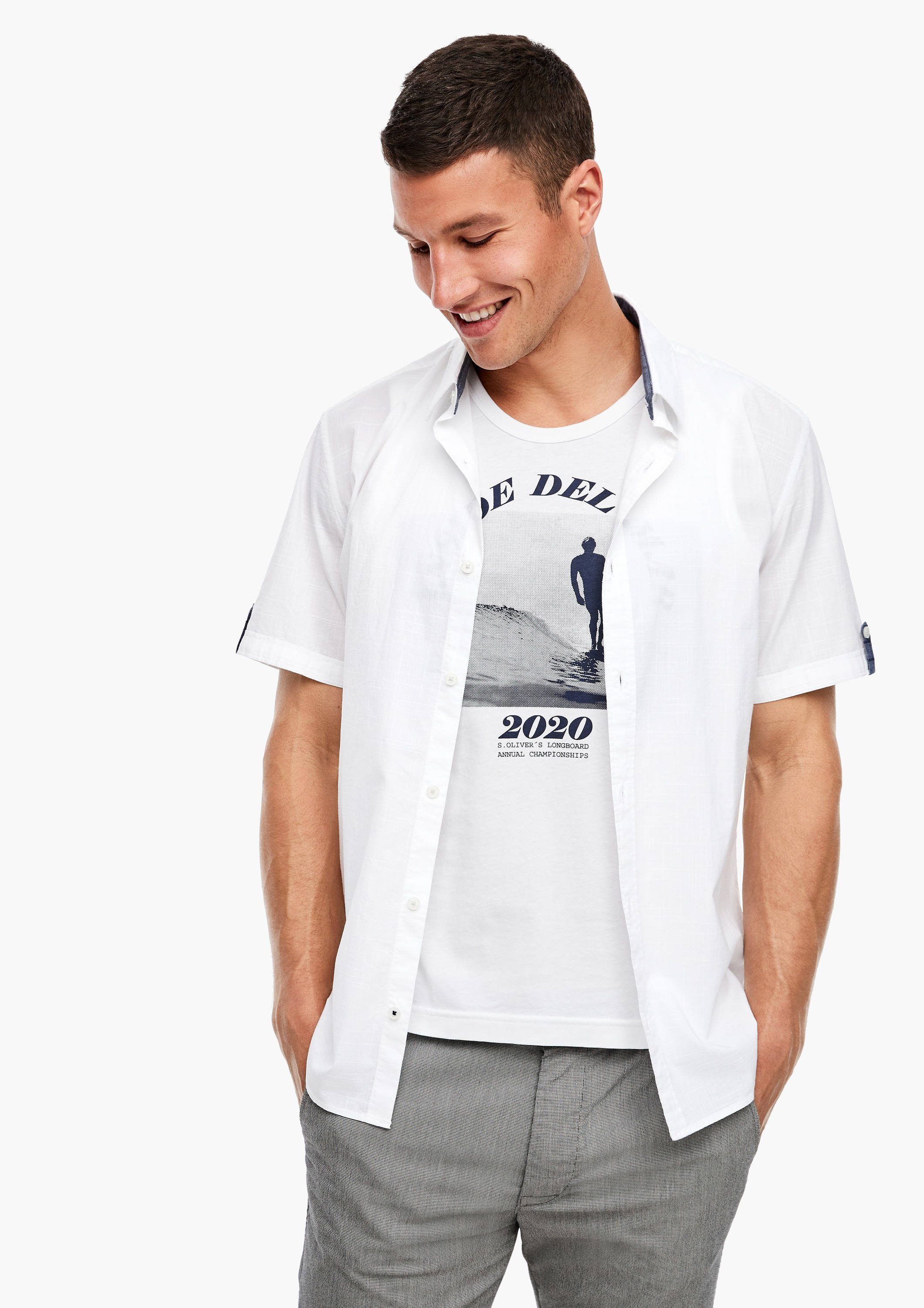 s.Oliver slim fit overhemd wit | wehkamp s.Oliver slim fit overhemd wit | wehkamp