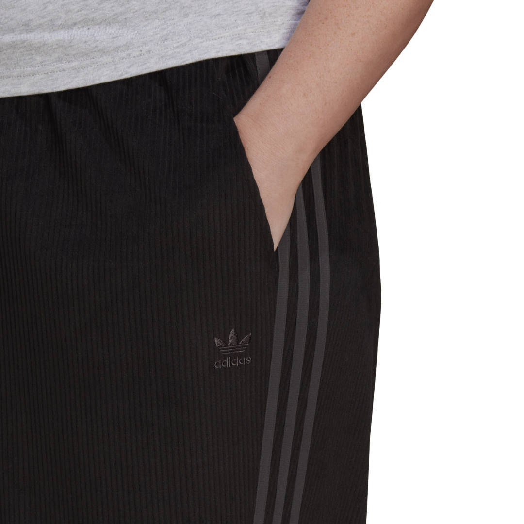 adidas Originals Plus Size Corduroy trainingsbroek zwart | wehkamp