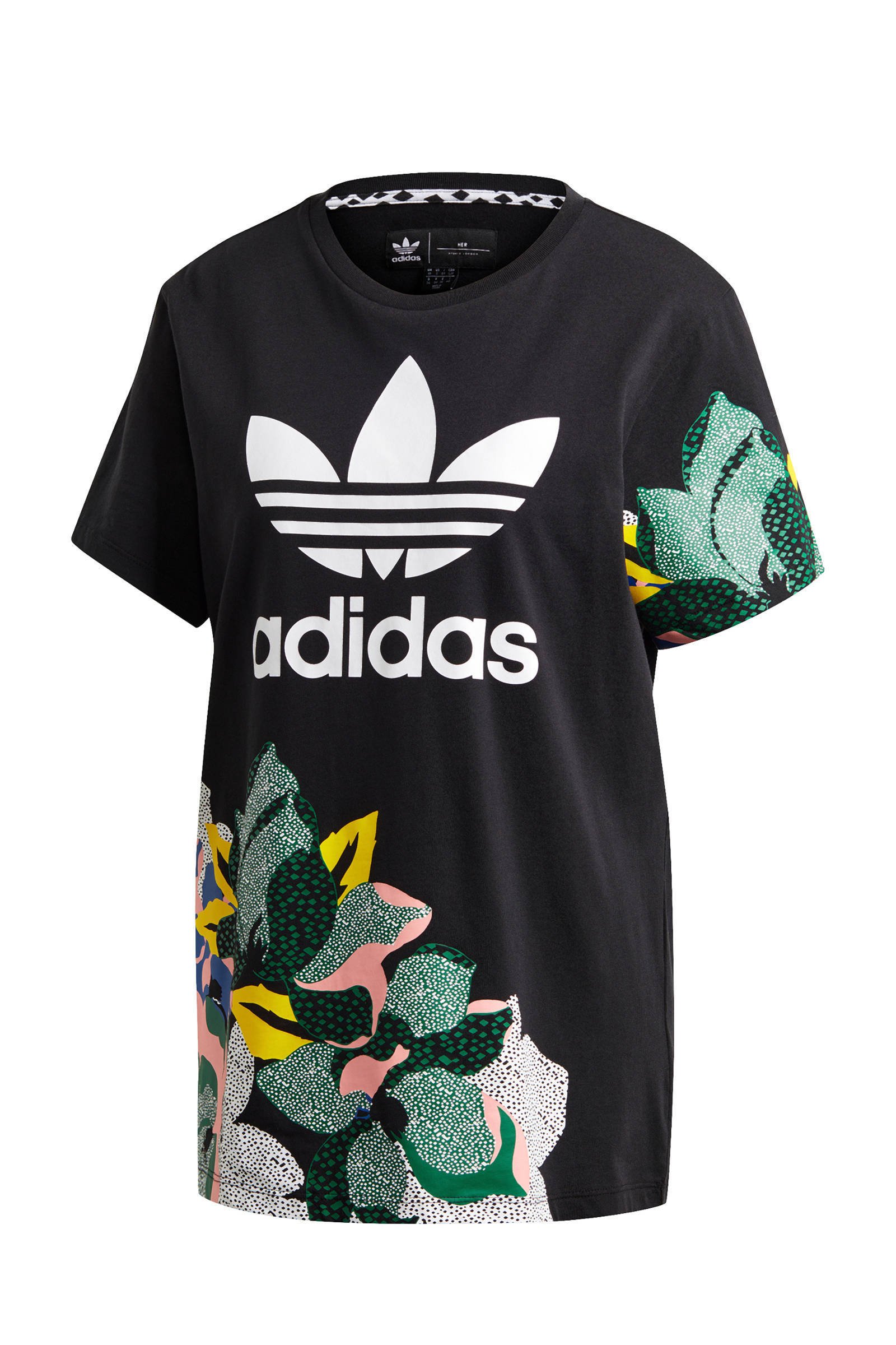 adidas Originals T shirt zwartmulti | wehkamp adidas Originals T shirt zwartmulti | wehkamp