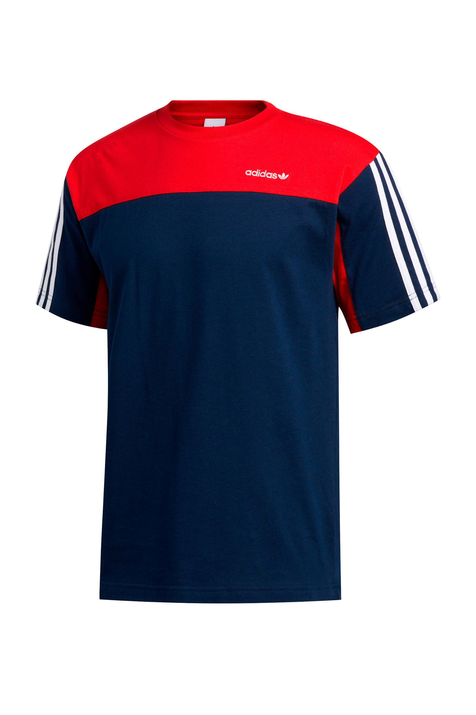 Adidas Originals T-shirt donkerblauw/rood online kopen