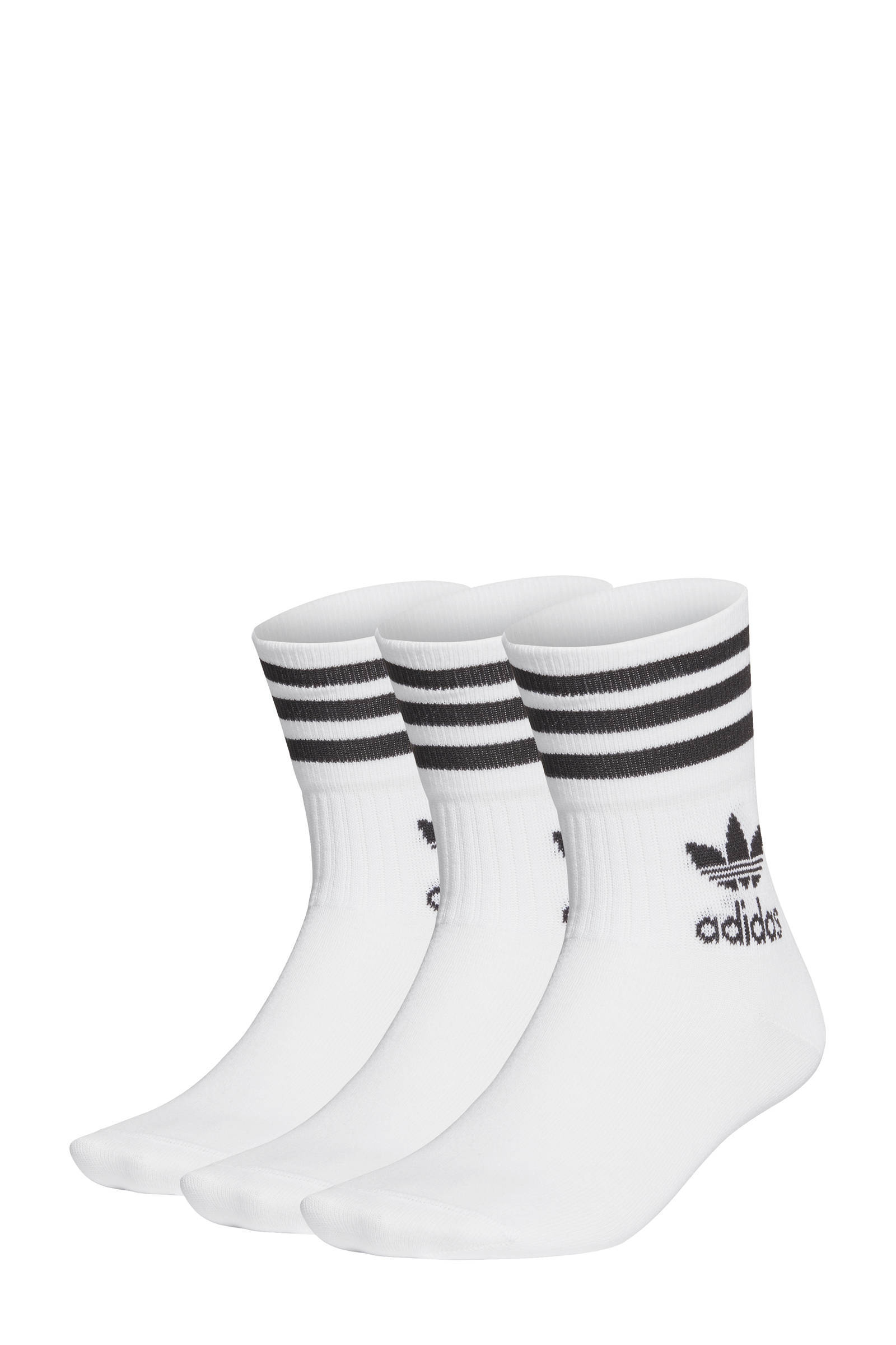 adidas Originals sokken - set van 3 wit | wehkamp
