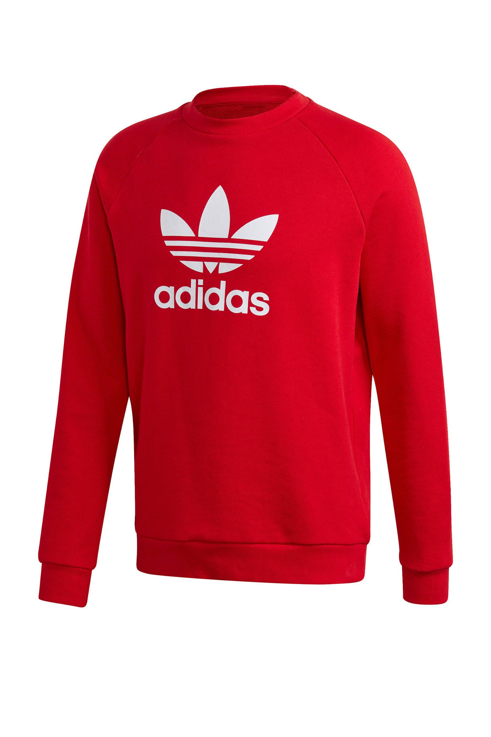 adidas Originals Adicolor sweater rood | wehkamp adidas Originals sweater rood | wehkamp