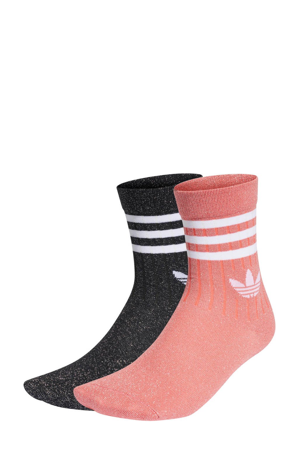 adidas Originals sokken (set van 2), Zwart/rood