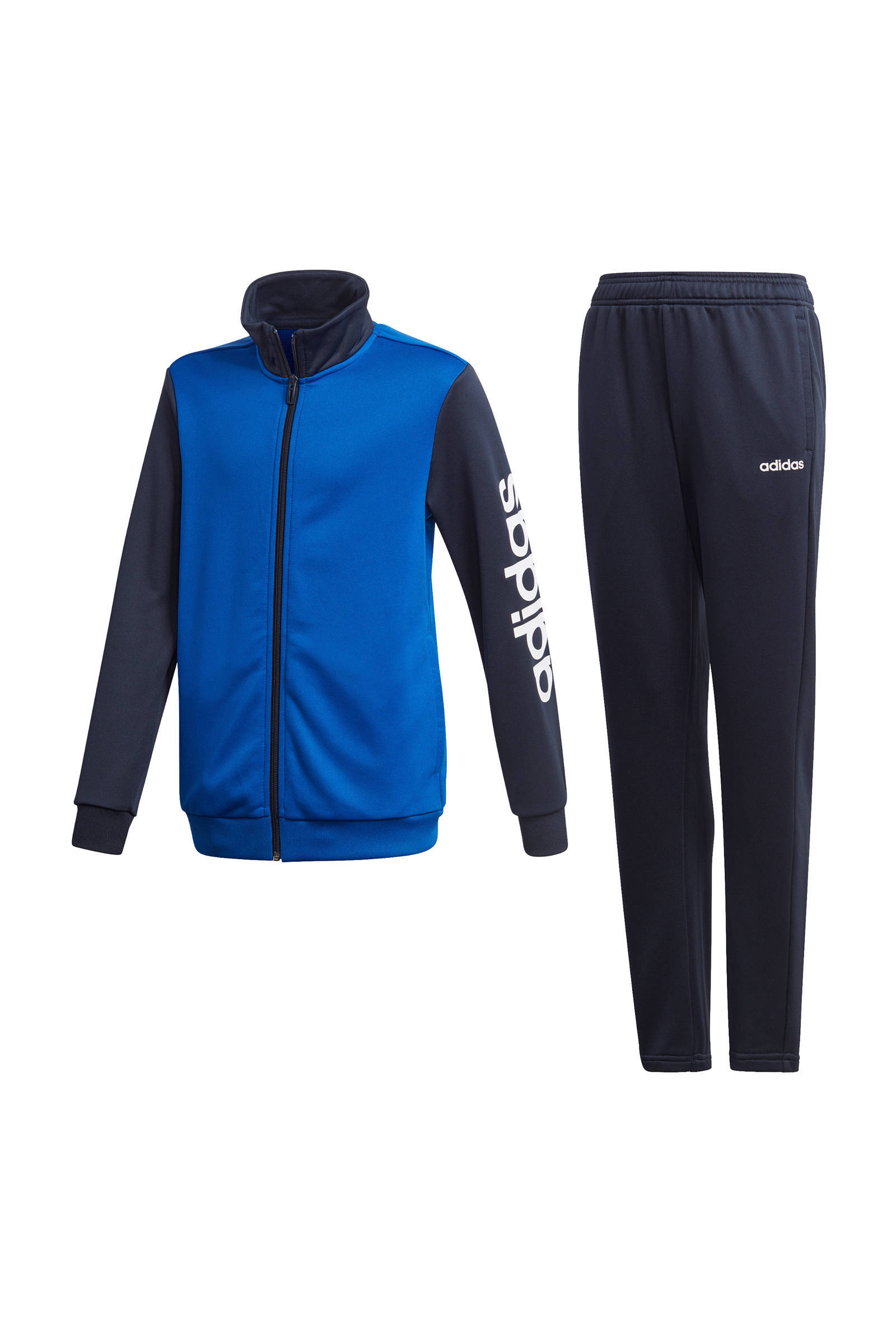adidas donkerblauw trainingspak Off 66%