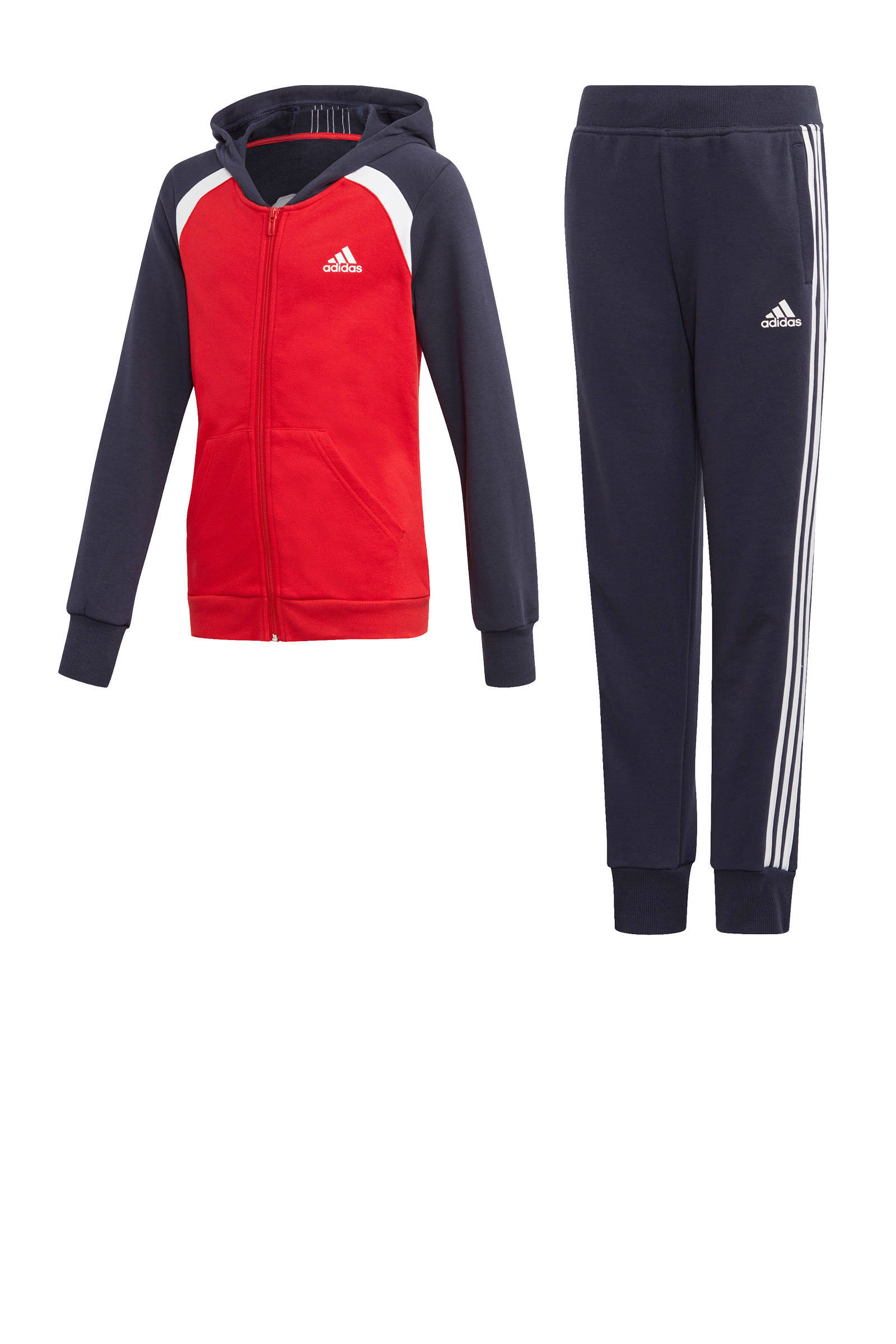 Adidas Performance trainingspak donkerblauw/rood online kopen