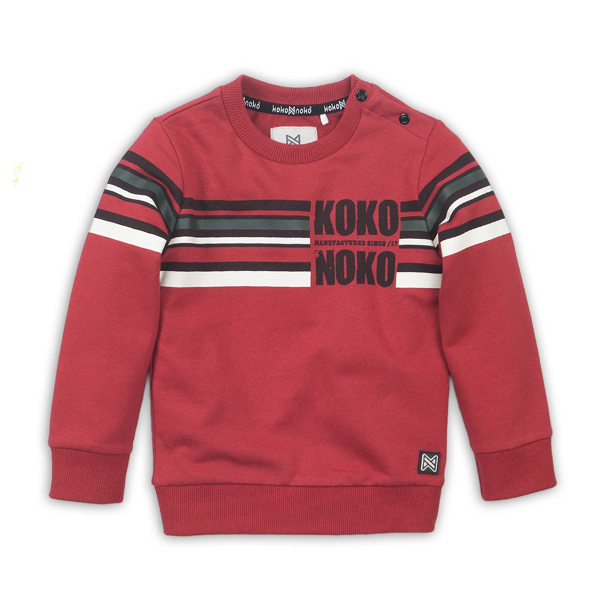 Koko Noko sweater met printopdruk roodwitzwart | wehkamp Koko Noko sweater rozedonkerblauwwit | wehkamp