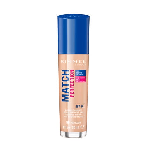 Wehkamp Rimmel London Match Perfection foundation - 090 Porcelain aanbieding