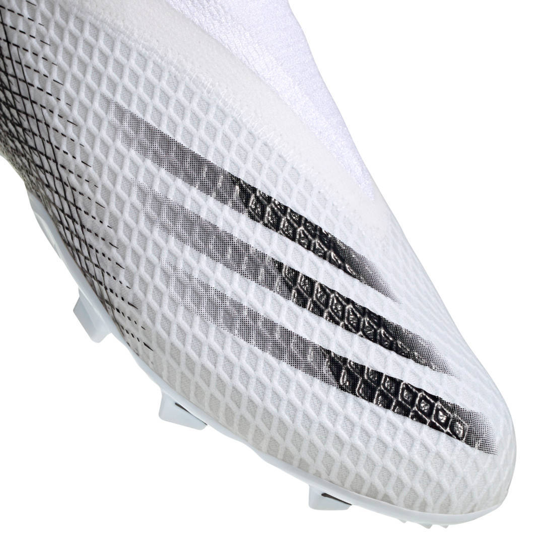 adidas Performance X Ghosted.3 LL FG Jr. voetbalschoenen wit adidas Performance X Ghosted.3 FG Jr. voetbalschoenen zwart