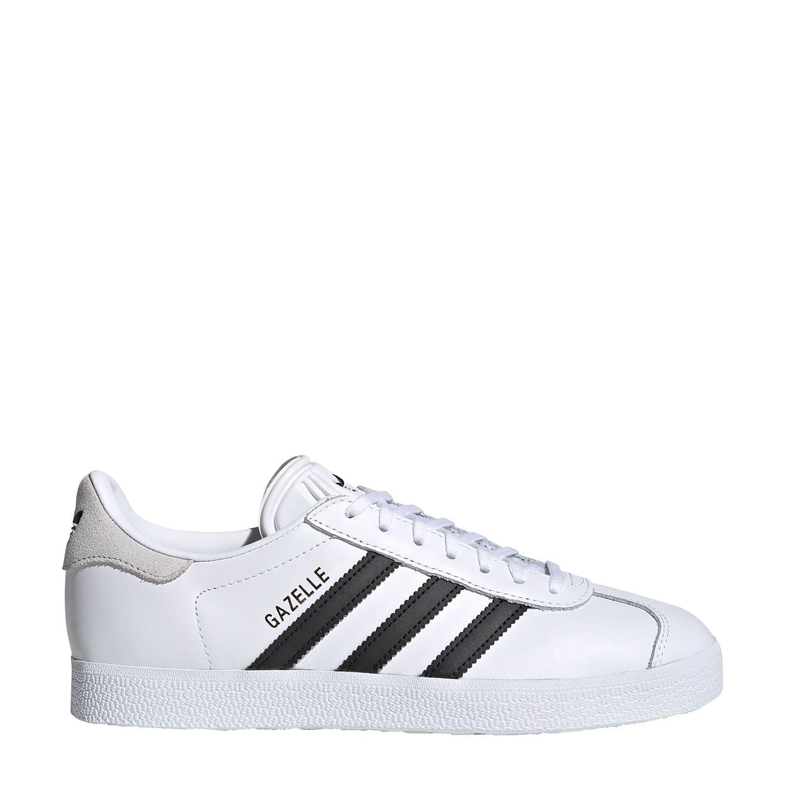 adidas Originals Gazelle sneakers wit/zwart | wehkamp