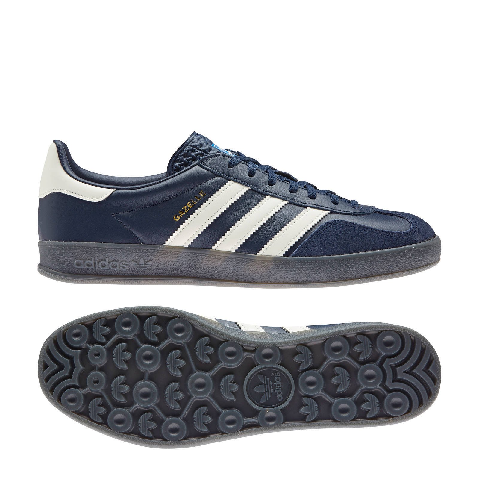 Adidas originals Jeans leer sneakers donkerblauwwit Adidas originals Jeans leer sneakers donkerblauwwit
