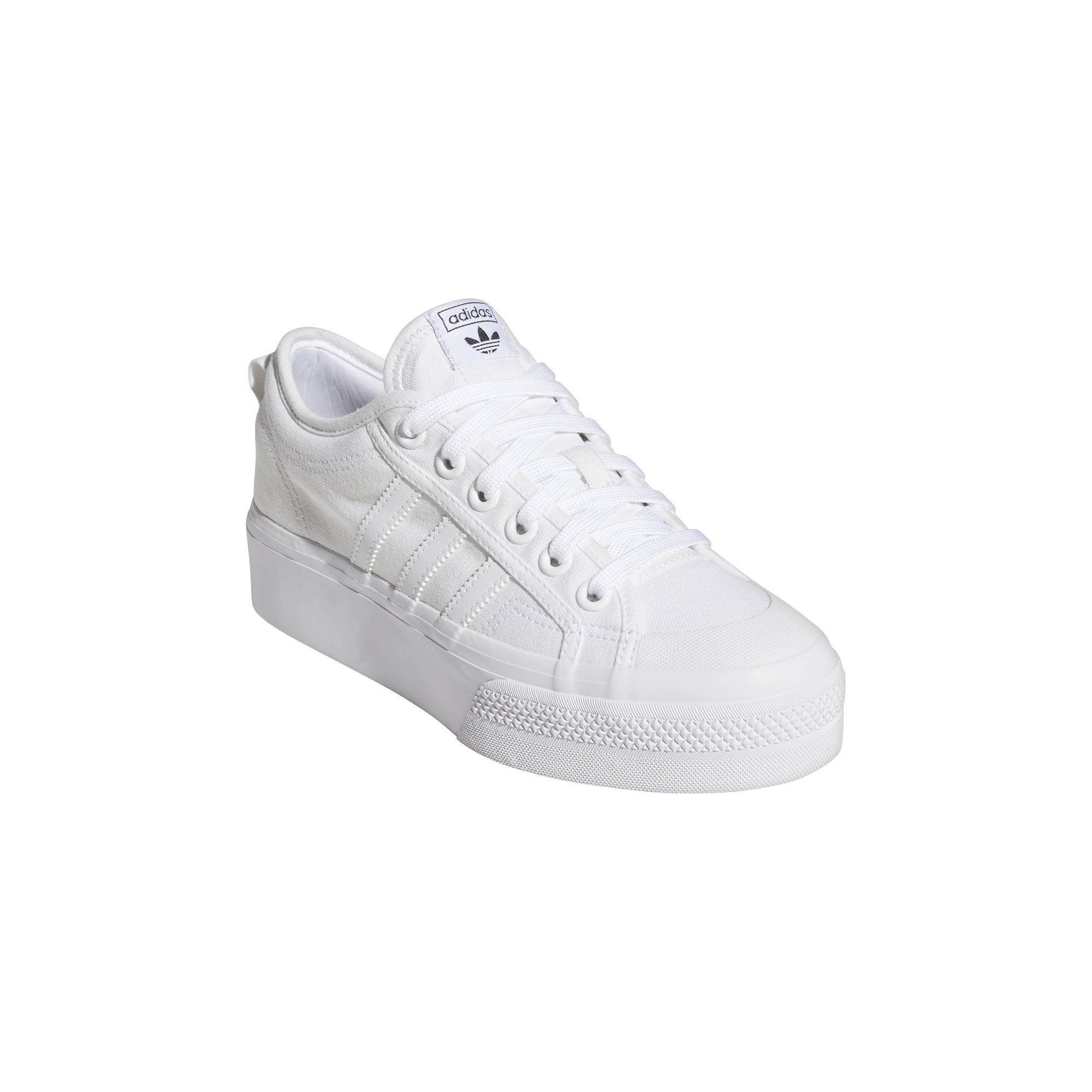 adidas white nizza platform