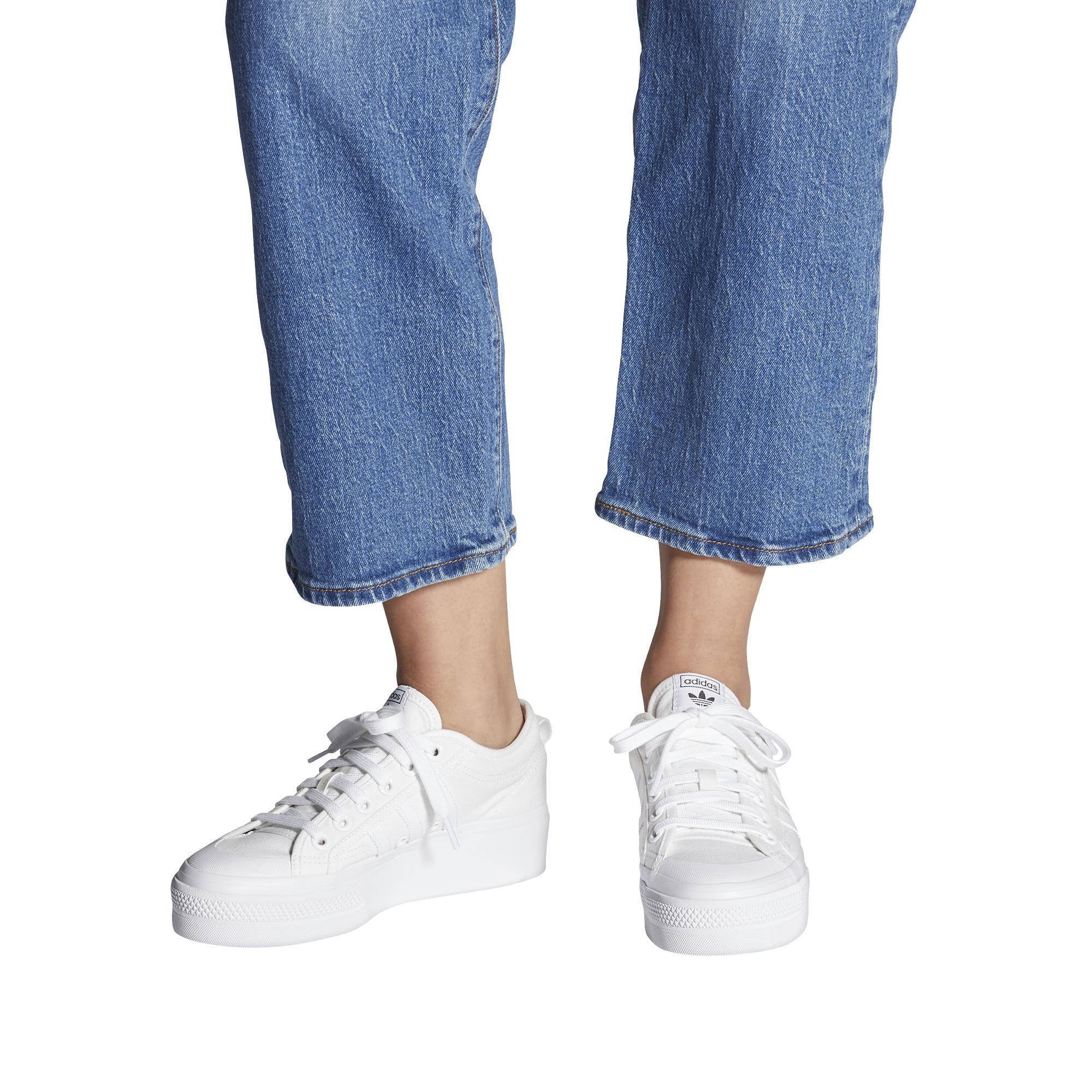 adidas Originals Nizza Platform sneakers wit | wehkamp